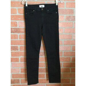 Paige Womens Jeans Verdugo Crop Skinny Jegging Black Stretchy Size 25